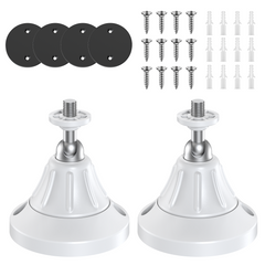 Magnetic Security Camera Mount, Universal 1/4" Screw, Adjustable, No-Drill, Compatible with Ring, Arlo & Wyze