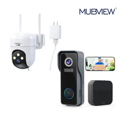 Complete Entry Bundle — J7 Doorbell + QB320 Wired (Chime, 24/7)