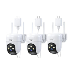 QB320 3-Cam 24/7 Surveillance Kit – 2K Wired Home Security System
