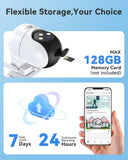 Wired 24/7 Recording â 5G/2.4G Dual-Band WiFi 2K Outdoor Security Camera MUBVIEW QB320