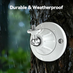 Magnetic Security Camera Mount, Universal 1/4" Screw, Adjustable, No-Drill, Compatible with Ring, Arlo & Wyze