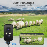 4G LTE Cellular Security Camera Wireless Outdoor, Magnetic, No WiFi Needed, 300° Pan, Solar Powered, Magnetic Mount 1-Min Install, SIM Included, PIR Motion & AI, 2K Night Vision, Lifetime 7-Day Cloud Naseto