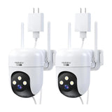 Wired 24/7 Recording â 5G/2.4G Dual-Band WiFi 2K Outdoor Security Camera MUBVIEW QB320