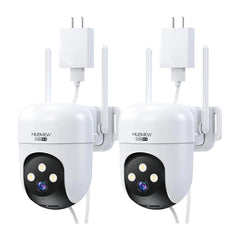 Wired 24/7 Recording â 5G/2.4G Dual-Band WiFi 2K Outdoor Security Camera MUBVIEW QB320