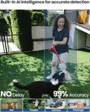 2K Outdoor Security Camera Wireless - Battery Powered, WiFi, Spotlight, Siren, AI Motion Detection, 2-Way Audio, MUBVIEW