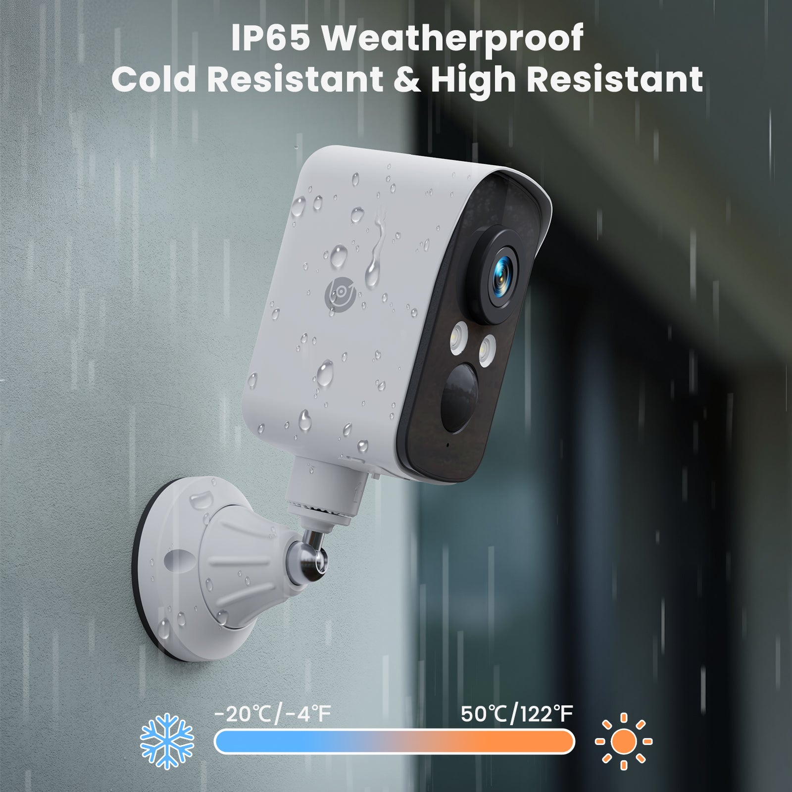 Q6 wifi security camera IP65 weatherproof