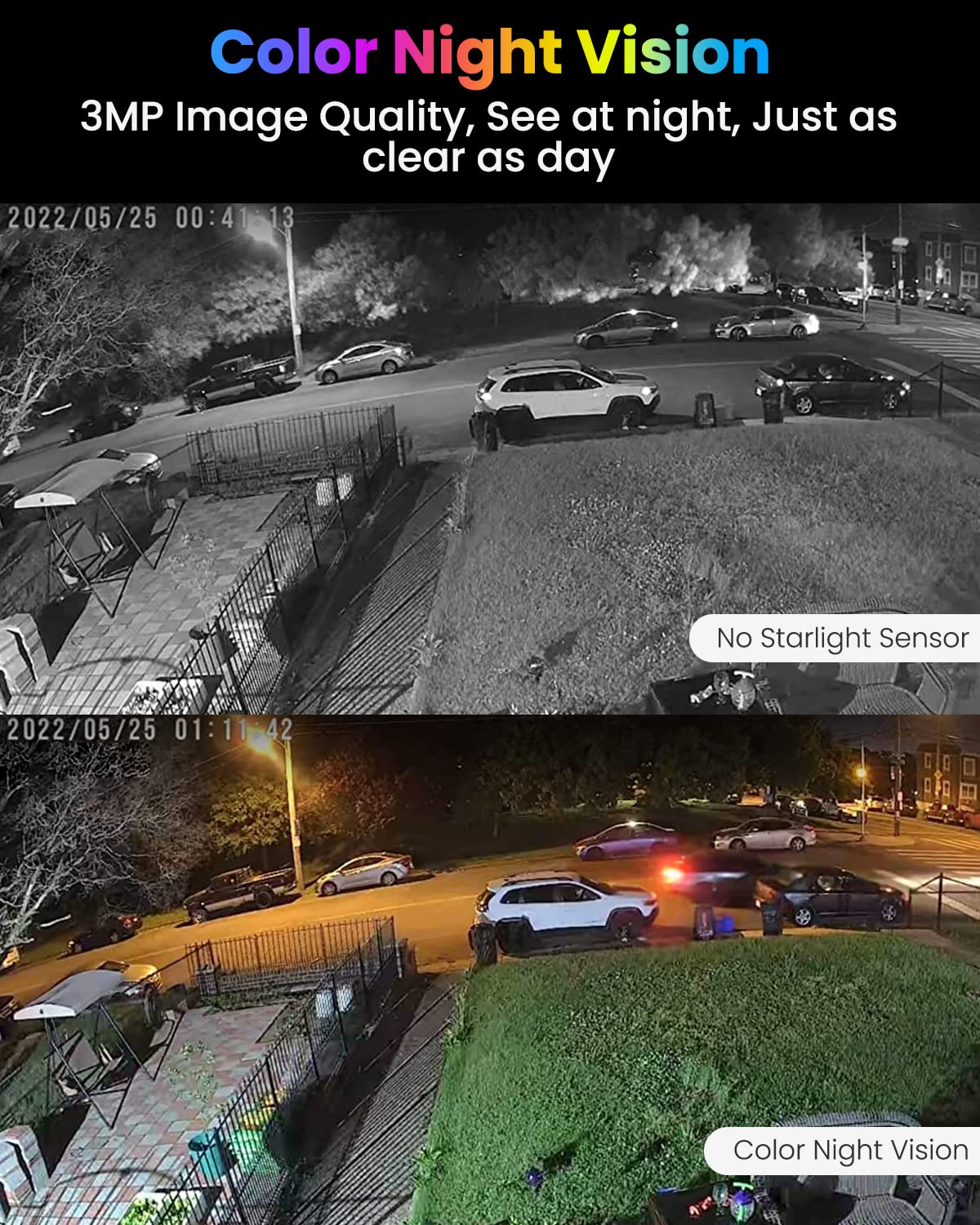 MUBVIEW Q5 Color Night Vision Security Camera