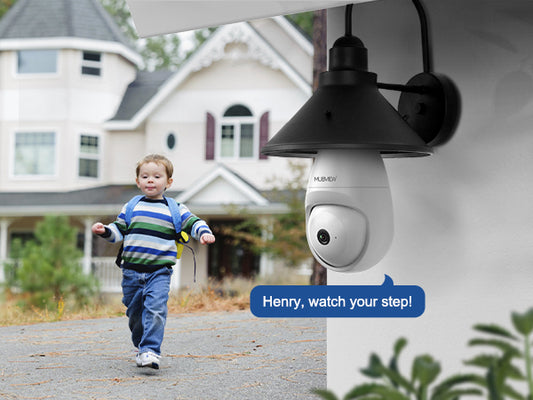 MUBVIEW Light Bulb Security Camera: Illuminate Your World with 5G Speed and 2.4G Reliability!