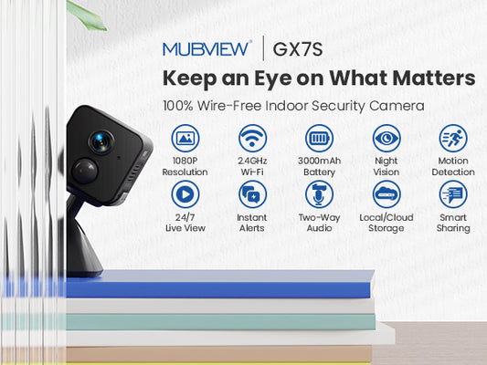 Protect Your Haven with MUBVIEW GX7S Cameras for Home Security | Experience Unmatched Security and Peace of Mind