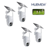 🔥 2K Solar Powered Security Camera for Indoor/Outdoor Surveillance Camera GX8S (4-Cam)