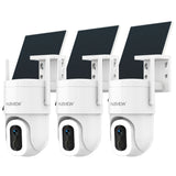 🔥360°PTZ Floodlight Solar Panel Security Camera System DX2(3-Cam)