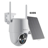 360° PTZ 2K Solar Powered Security Camera - Battery WiFi Camera for Indoor/Outdoor, MUBVIEW GX8S