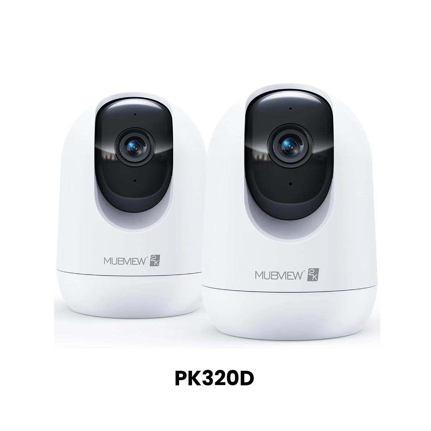 2K Indoor Security Camera - Pet Camera with App, Pan Tilt, 2-Way Talk, Human Detection, Motion Tracking, MUBVIEW PK320