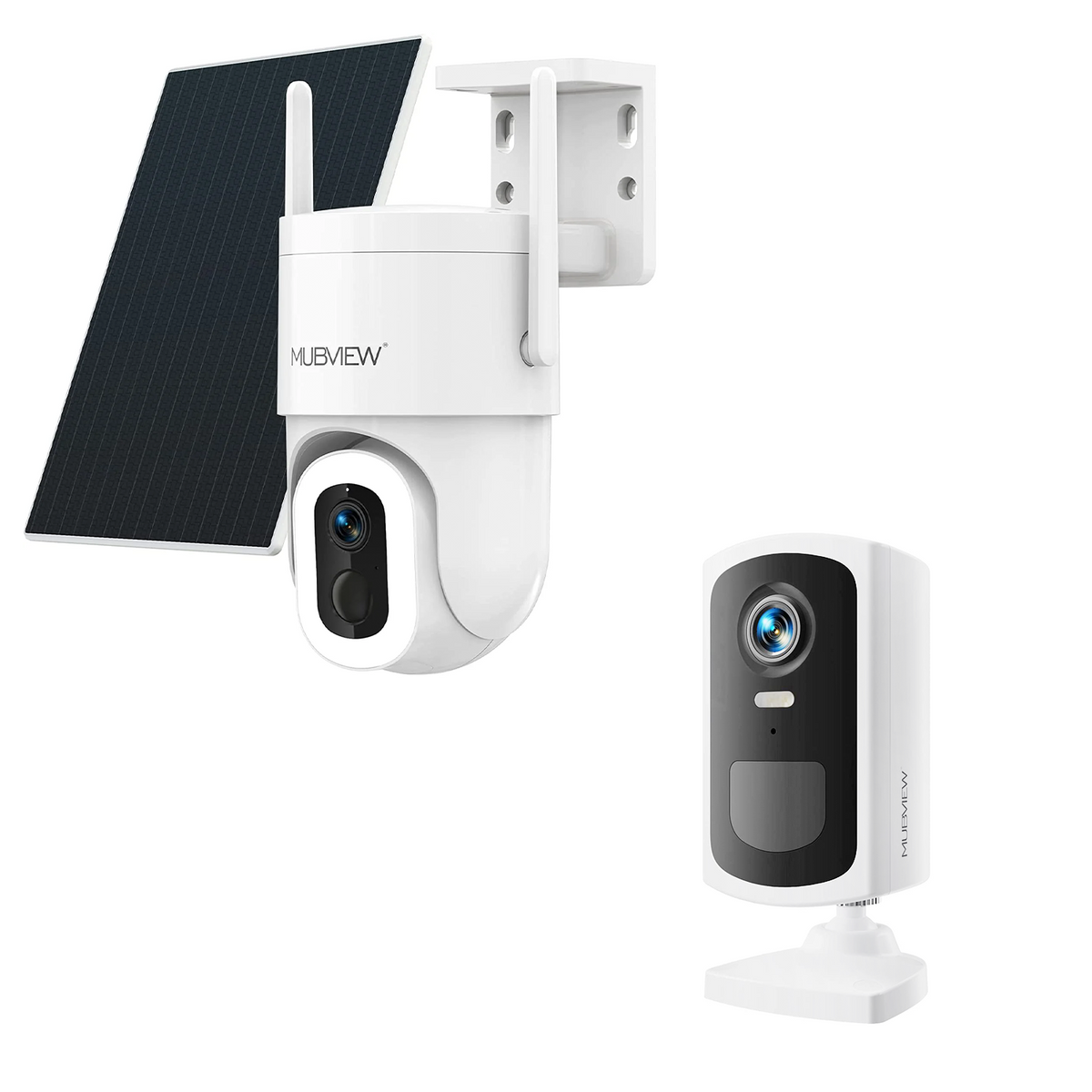 DX2 Floodlight Security Camera + Q5 Wireless Security Camera