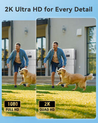 🔥Wired 5G/2.4G Dual Band 24/7 Recording Security Camera QB320 (2-Cam)