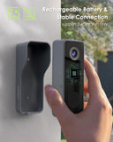 2K Smart Wireless HD Video WiFi Doorbell Camera with Chime MUBVIEW J7