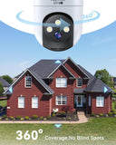 🔥Wired 5G/2.4G Dual Band 24/7 Recording Security Camera QB320 (3-Cam)