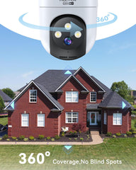 🔥Wired 5G/2.4G Dual Band 24/7 Recording Security Camera QB320 (2-Cam)