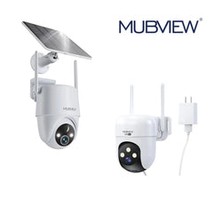 QB320 Wired 24/7 Recording Camera + GX8S 2K PTZ Security Camera